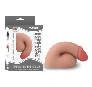 Elastyczny giętki penis realistyczne dildo 13,9 cm